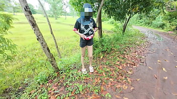 สาวไทยใจกล้าโชว์หีริมทาง เสียงครวญครางฟังชัดทุกจังหวะ