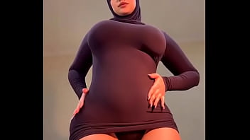 Gadis Berhijab Yang Menggoda Menari Dengan Gerakan Sensual
