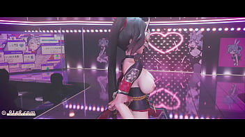 花火星穹铁道：3d国漫vam性感热舞，抖音风mmd撩人少女全裸诱惑