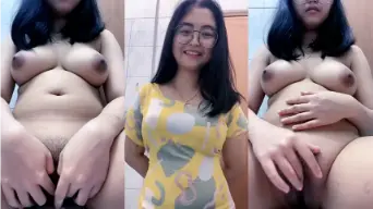 Yolanda Menggoda Dengan Daster Kuning Ketat Yang Membungkus Tubuh Montoknya