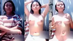 Gadis Muda Cantik Mandi Telanjang Bulat