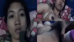Gadis Remaja Toge Tergairah Masturbasi Pakai Dildo