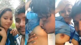 Mengisap Payudara Gadis Kampus Di Alam Terbuka