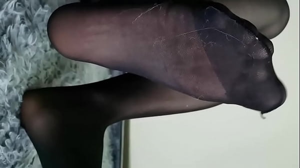 Asmr 渴望巨屌射满我的黑丝淫足