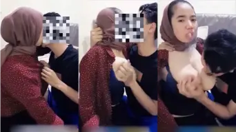 Lusi Berhijab Montok Goyang Toge Bikin Heboh 08