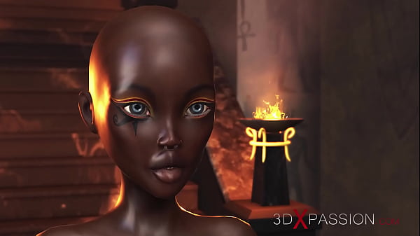 Persetubuhan Mesir Kuno! Anubis Menggagahi Budak Muda Di Kuilnya