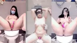 Cantik Colmek Sambil Ngocok Di Toilet Mall, Bikin Makin Basah