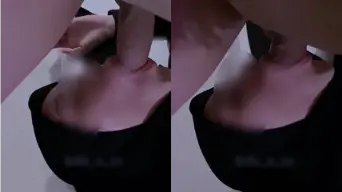 Hijab Hitam Ngerok Sange Di Toilet, Mulut Basah Ngemut Ganas.