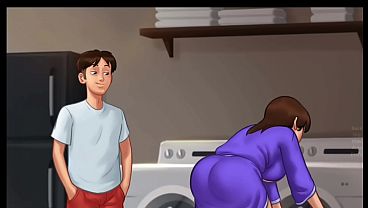 Malam Musim Panah Rahasia [v21.0.0] | Mama Tiriku Ngintipin Diam-diam (18+) | Novel Visual Panas