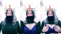 Ukhti Fira Pake Hijab Ijo, Bikin Ngilu Pengen Buka Satu-satu.