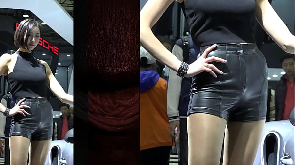 Cewek China Goyang Hotpants Kulit Bikin Meleleh.
