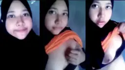 Abg Hijab Pamer Dada Montok Besar