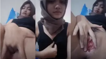 Abg Hijab Toge Beol Sampe Basah Kuyup, Becek Banjir Crot